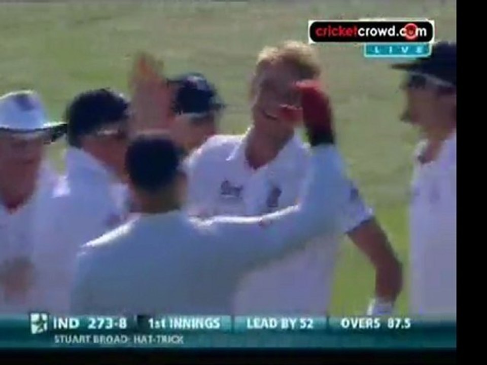 Hosts burst back with Broad hat-trick