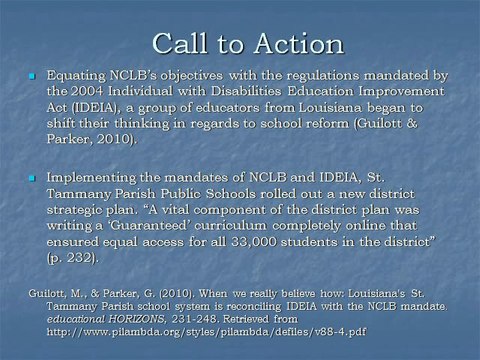No Child Left Behind (NCLB) Ryan & Allen
