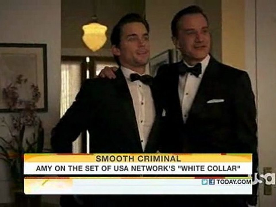 Visits the White Collar Set in NYC