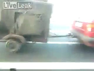 Haben Sie eine Reifenpanne - Who cares! Fahren Sie!