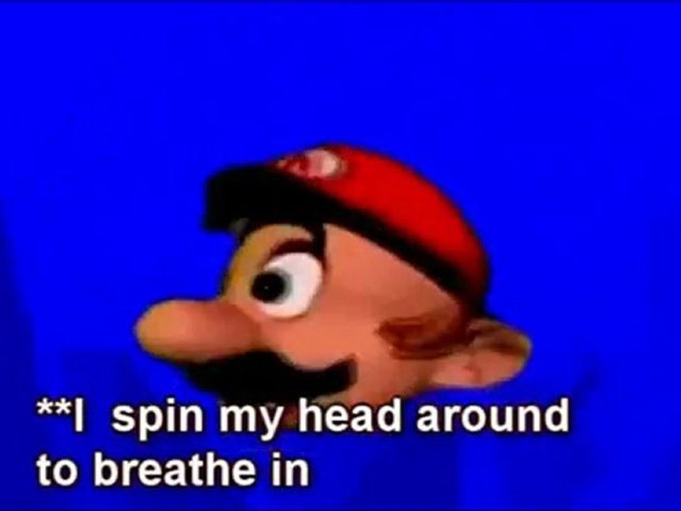 Mario Head sings Chocolate Rain