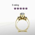 Romantic 1 ctw Diamond Ring in 14k Yellow Gold