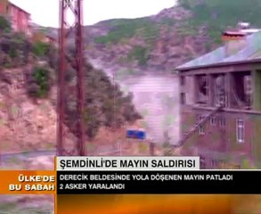 O MAYININ PATLAMA ANI KAMERADA