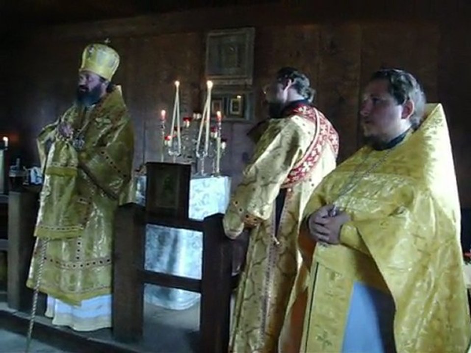 Archb. Justinian's sermon @ Ft. Ross