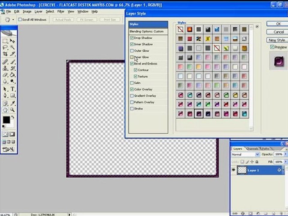 Flatcast destek maviss.com-cerceve-yapimi