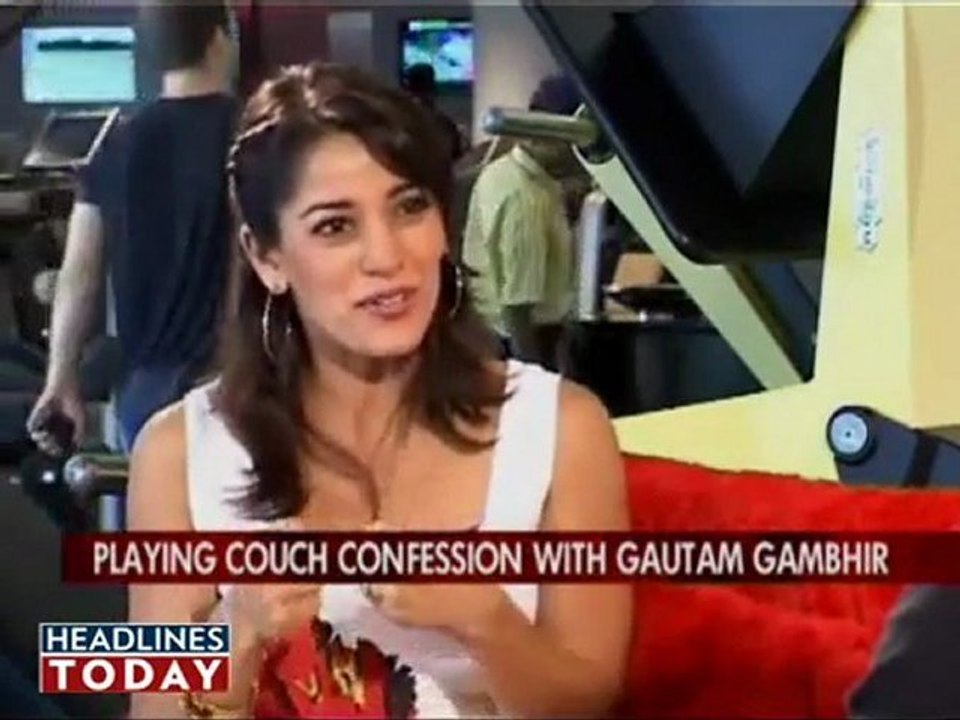 On The Couch with Koel 9th July 2011 Gautam Gambhir part 6