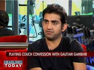 On The Couch with Koel 9th July 2011 Gautam Gambhir part 6