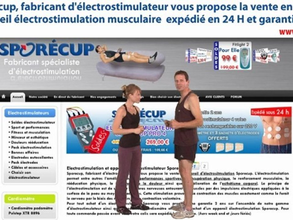 Electrostimulation SPORECUP