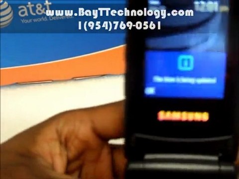 Samsung Rugby II SGH-A847 - How to Install SIM Card and Battery-2ND