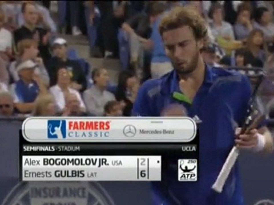 LA - Gulbis trifft im Endspiel auf Fish