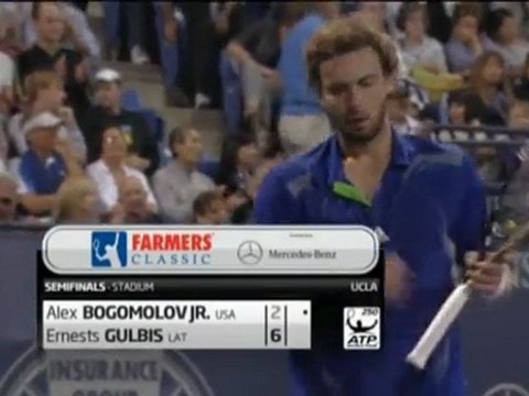 Gulbis in due set su Bogomolov - LA, semifinale