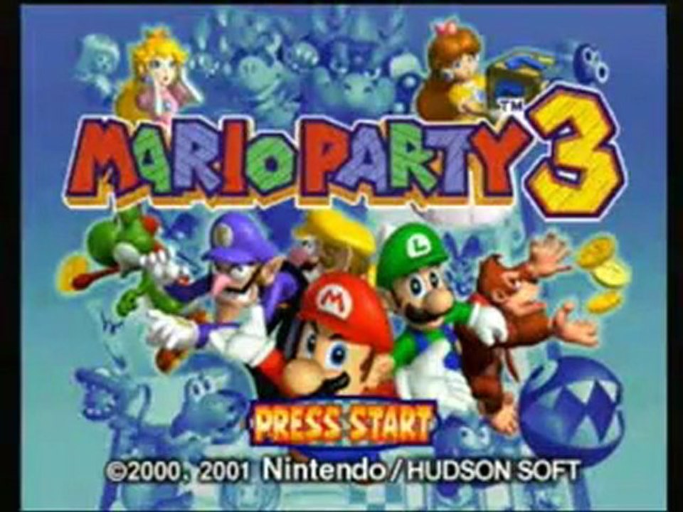 Videotest Mario party 3 (N64)