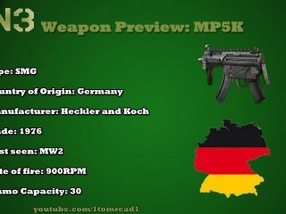 Modern Warfare 3 - Gun Information - MP5k | Episode 18