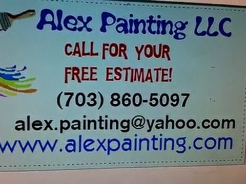 Arlington VA Painters 703-860-5097 AlexPainting.com Arlington VA House painting Residential Painters
