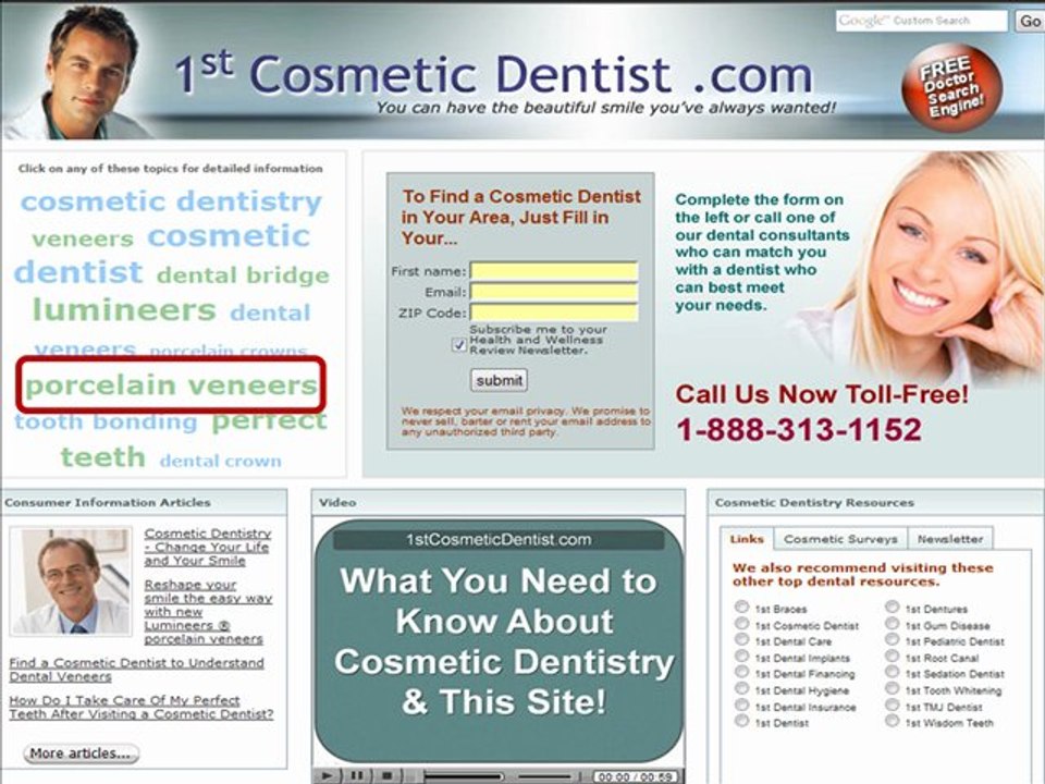 Cosmetic dental treatment