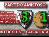 Amistoso: Athletic 3 - Calcio Catania 1 (31/07/11)