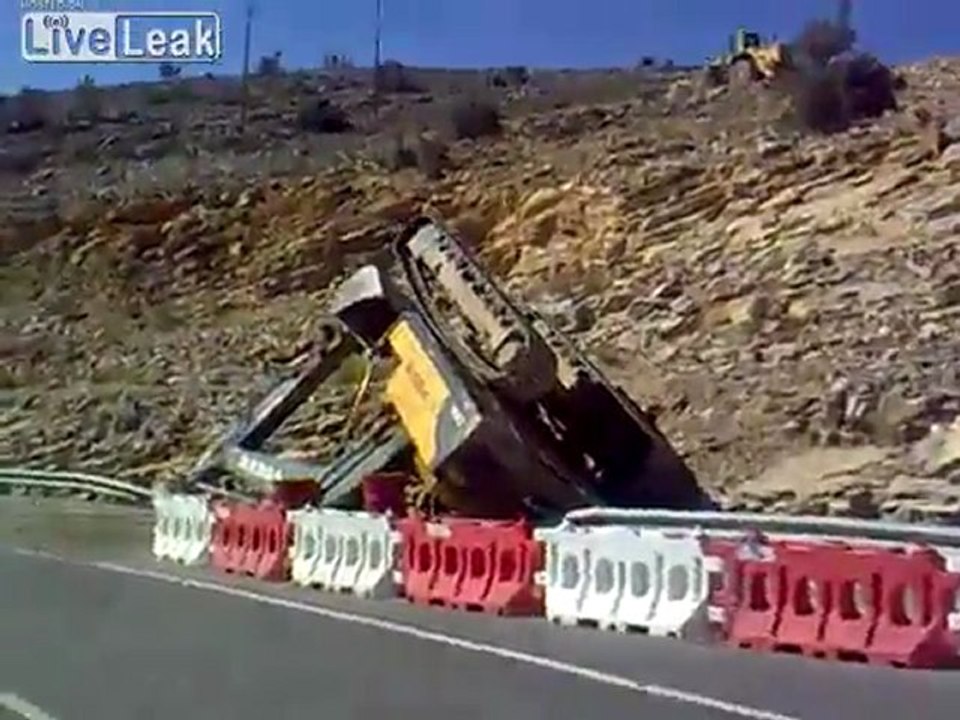 Bagger Berg Unfall