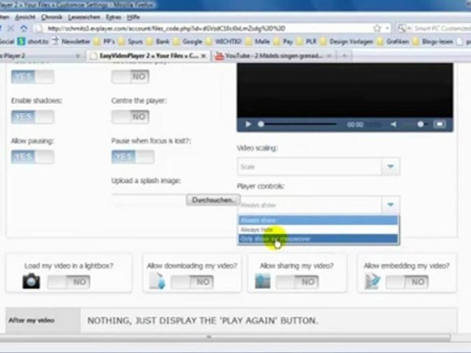 Videos erstellen und bearbeiten Easy Videoplayer