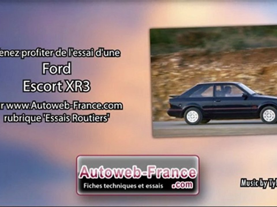 Essai Ford Escort XR3 - Autoweb-France