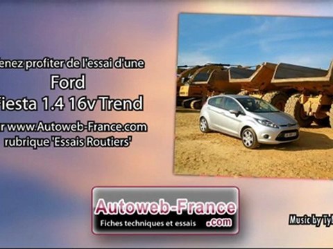 Essai Ford Fiesta 1.4 16v Trend - Autoweb-France