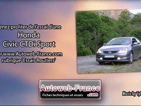 Essai Honda Civic CTDi Sport - Autoweb-France