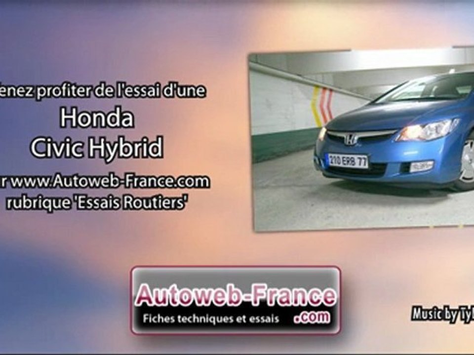 Essai Honda Civic Hybrid - Autoweb-France