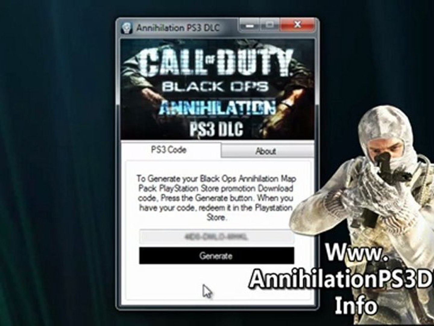 Get Free Black Ops Annihilation Map pack PS3 DLC Code - video Dailymotion