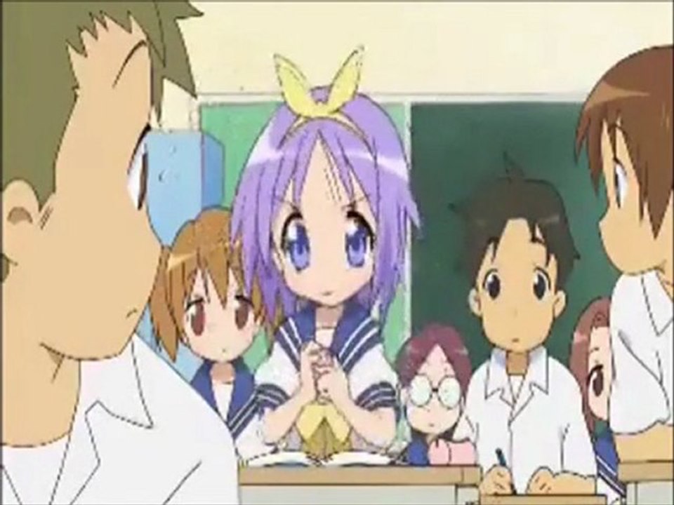 Lucky Star - Tsukasa's Phone Got Confiscated (English Dub)