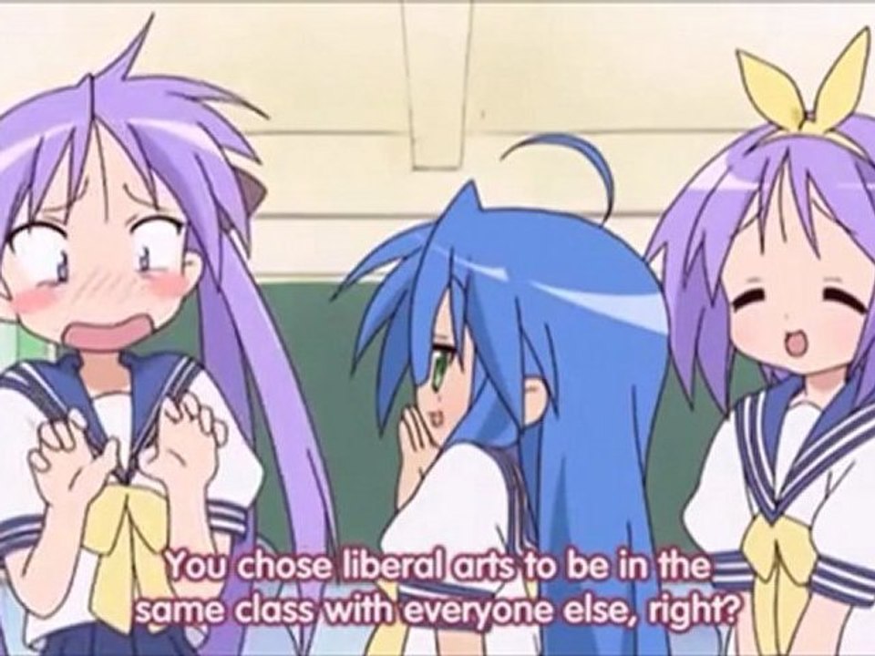 Lucky Star - Extremely Wild Kagami/Konata Petting Kagami (English Sub)