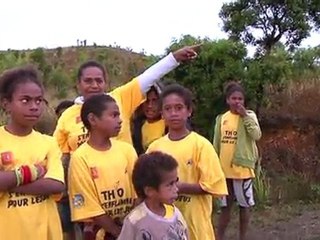 La flamme des XIV° jeux passe par Thio