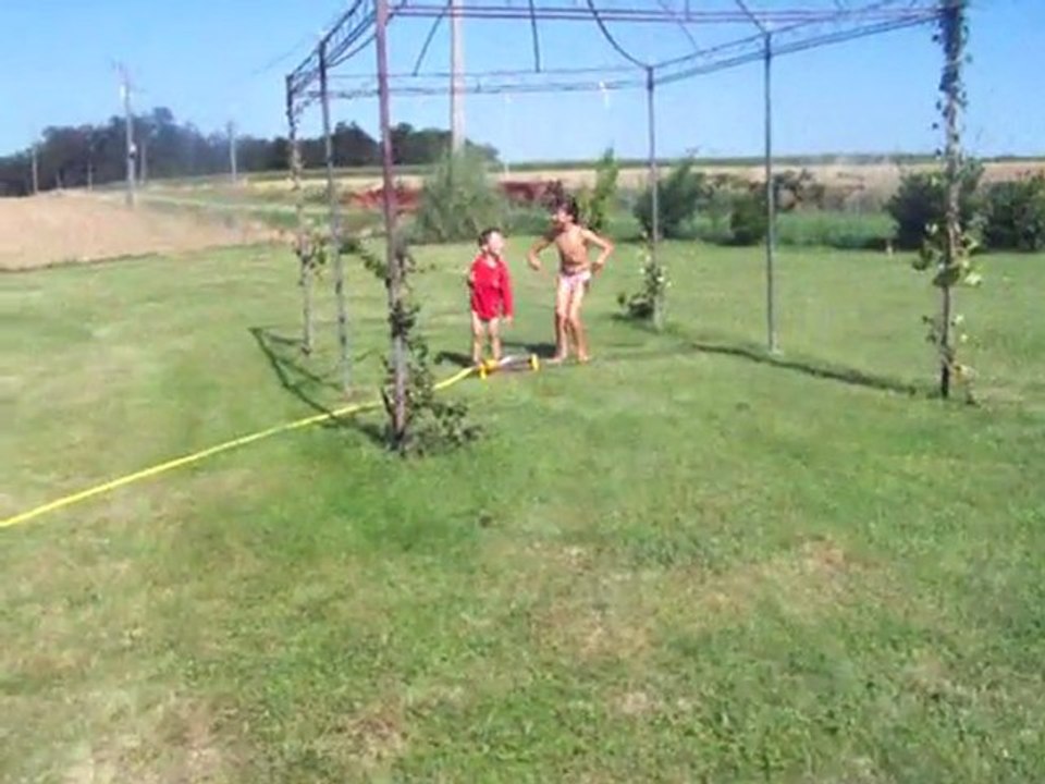 dans le jardin