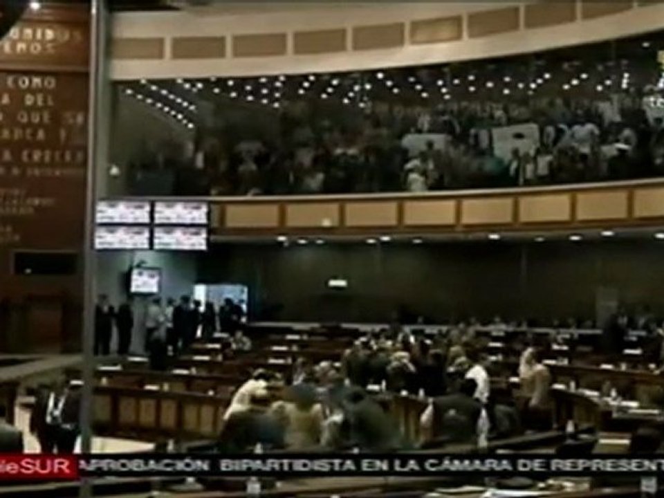 Comicios en la Asamblea General de Ecuador