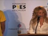 Shakira y el FC Barcelona se unen para ayudar a niños sin recursos