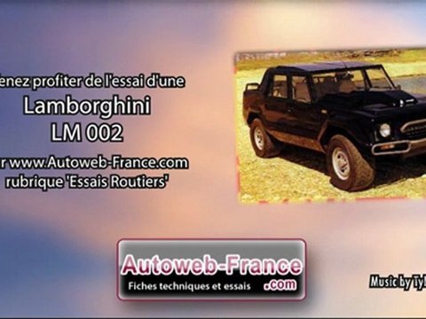 Essai Lamborghini LM 002 - Autoweb-France