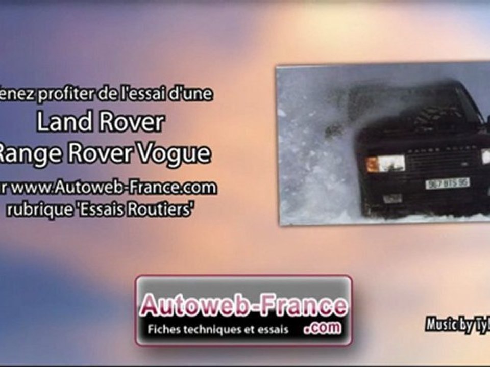 Essai Land Rover Range Rover Vogue - Autoweb-France