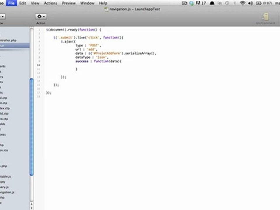 CakePHP - Formulaire avec Ajax
