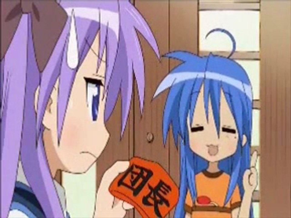Lucky Star - Tsukasa and Kagami Receiving Birthday Presents (English Dub)