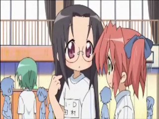 Lucky Star - Hiyori's Dodgeball Ownage/Iwasaki's Depression (English Dub)