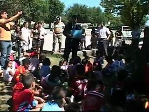 Campamento de los Agustinos con El Alcalde de Salamanca