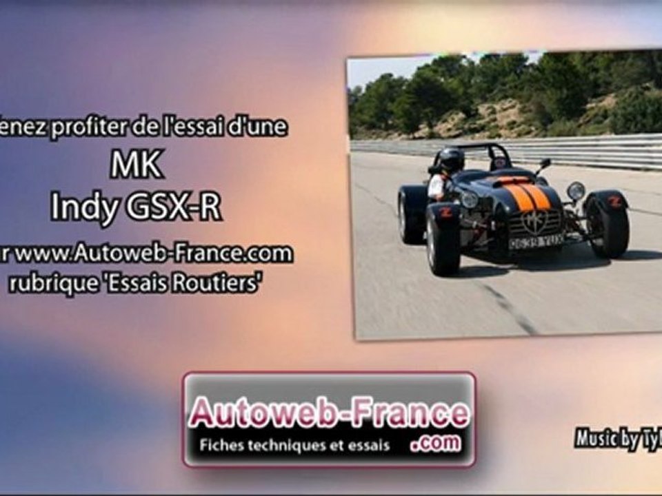 Essai MK Indy GSX-R - Autoweb-France