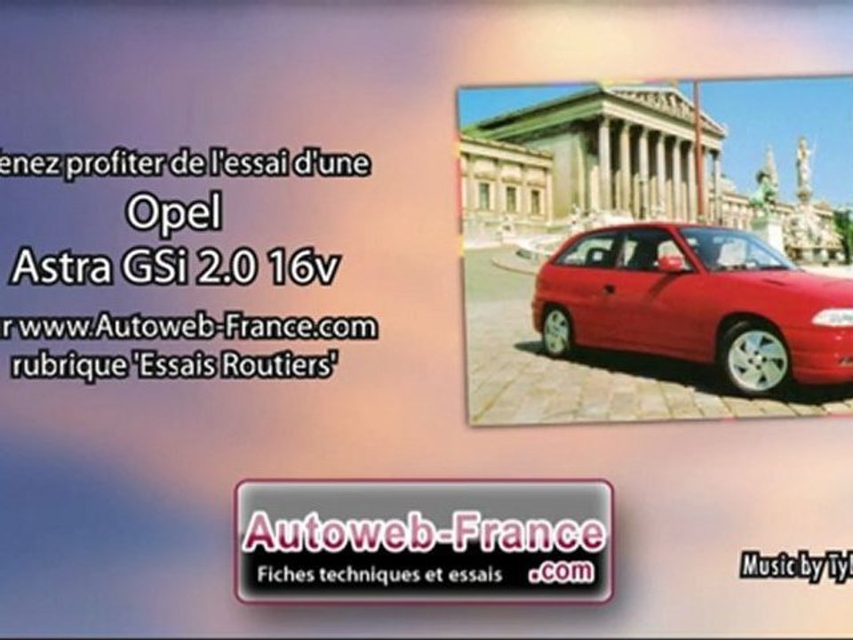 Essai Opel Astra GSi 2.0 16v - Autoweb-France
