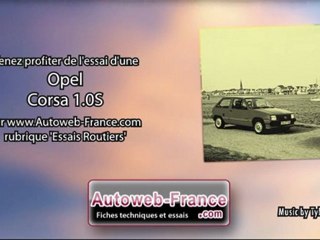 Essai Opel Corsa 1.0S - Autoweb-France