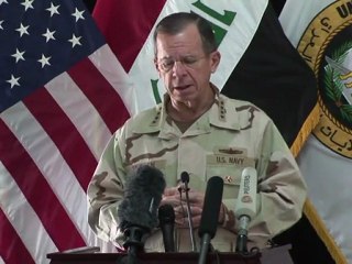 Almirante pede definição do Iraque