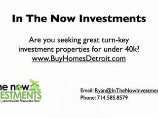 Investment Properties in Detroit Michigan