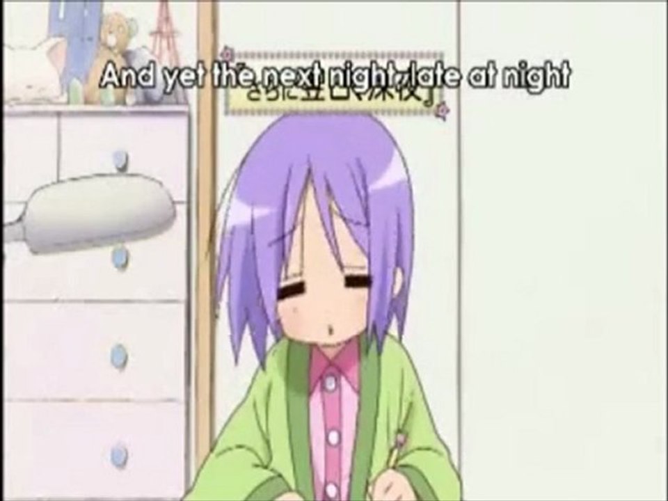 Lucky Star - Sleepless Tsukasa (English Dub)