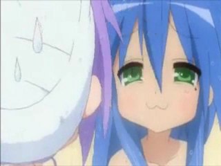 Lucky Star - Konata's Plan Failed/Cat Face (English Dub)