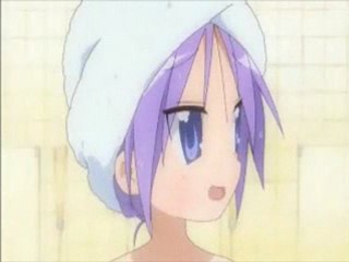 Lucky Star - [From Bath Scene] Private Conversation (English Dub)