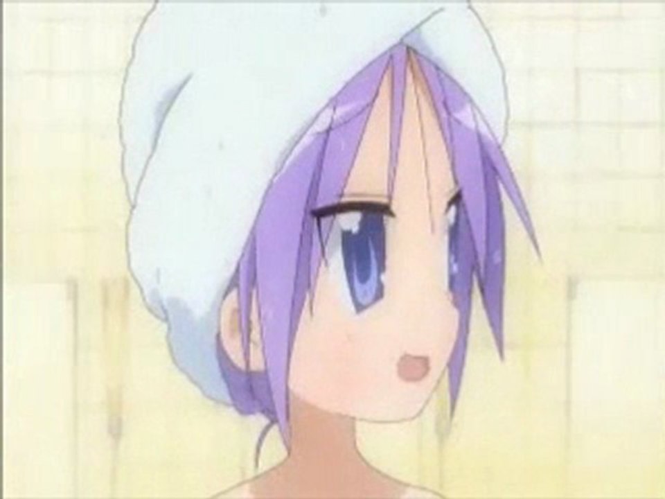 Lucky Star - [From Bath Scene] Private Conversation (English Dub)