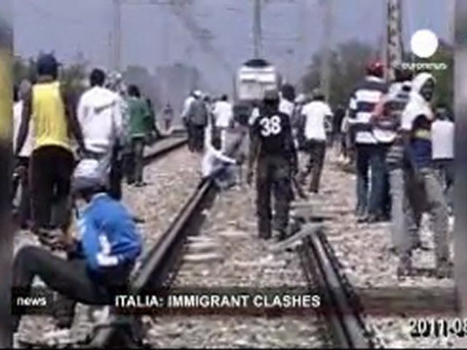 ITALIA IMMIGRANT CLASHES