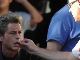Rob Lowe Gets On Set Makeover
